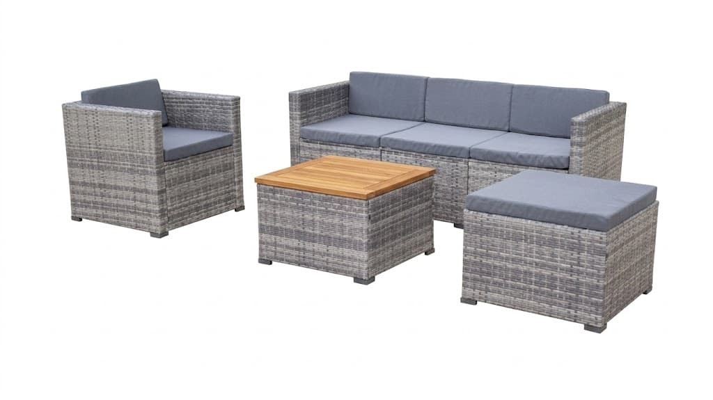 KD ERIC 1 (SET 4 PCS) - WOODEN TABLE - ảnh 1