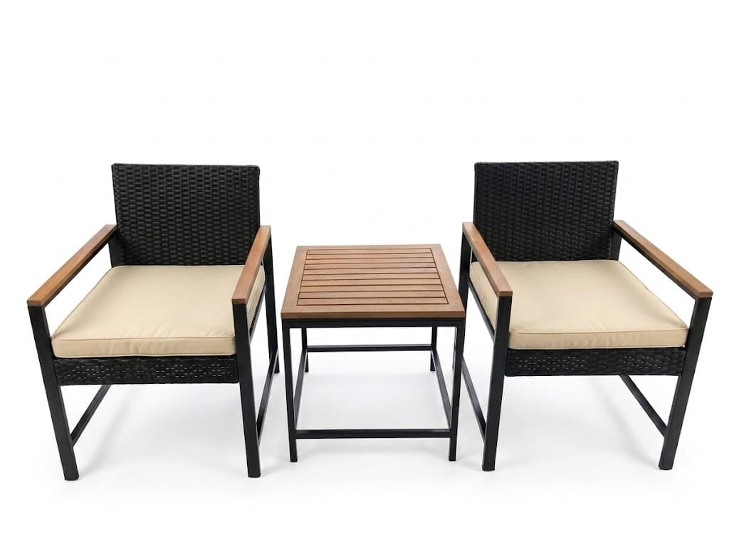 Bộ bàn ghế gỗ KD ELLIE 3 món
